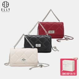 [Tặng hộp 20.10] Túi xách nữ thời trang ELLY EL225 đeo chéo xách tay đeo vai da tổng hợp cao cấp chính hãng 1