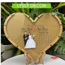 "Tranh Rót Cát Hình Trái Tim Ngày Cưới In Tên Theo Yêu Cầu - Quà Tặng Độc Đáo" 7