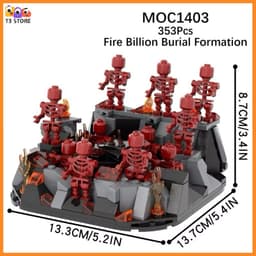 Minifigure Bleach Đồ Chơi Lắp Ráp Nhân Vật Anime Fire Billion Burial Formation (MOC1403) 4