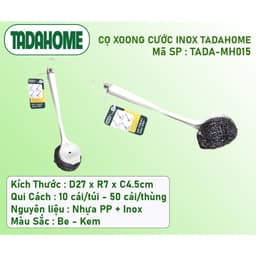 Combo 5 Cọ Toilet TADAHOME, Cọ Chà Nhà Vệ Sinh Bền, Cán Dài Cọ Bồn Cầu Vệ Sinh - DOMUS 6