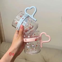 Cốc Nhựa Đánh Răng Có Quai 400ml Ly Uống Nước Trong Suốt Dễ Thương Tiện Dụng Cho Gia Đình VOICON-[DA66] 7