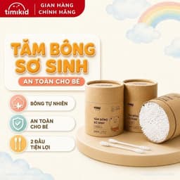 Tăm bông cho bé sơ sinh TOBE an toàn cho bé tiện lợi cho cả gia đình hộp 400 chiếc 1