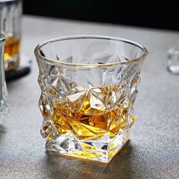 Bộ 6 Ly thuỷ tinh thấp, ly uống nước phù hợp nhiều loại đồ uống - Deli, Hongli 6
