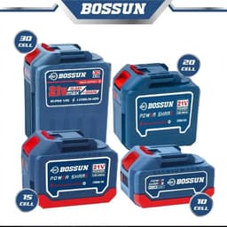 Pin Bossun 10cell, 15cell, 20cell, 30cell mạch 4 mosfet - Chân phổ thông - Vỏ ABS Chống Cháy, Chống Va Đập 1
