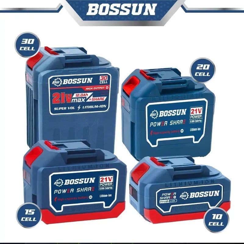 Pin Bossun 10cell, 15cell, 20cell, 30cell mạch 4 mosfet - Chân phổ thông - Vỏ ABS Chống Cháy, Chống Va Đập