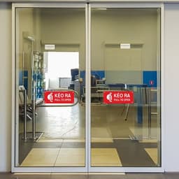 [Hỏa Tốc] Bộ Decal Dán "Đẩy Ra / Kéo Ra - Push To Open / Pull To Open" Chống Thấm Nước, Bền Đẹp 6