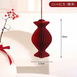 Combo10 20-30-Chiếc Đèn Lồng Màu Đỏ Trang Trí Nhà Cửa Cây Cảnh Dịp Tết Nguyên Đán 2027 3