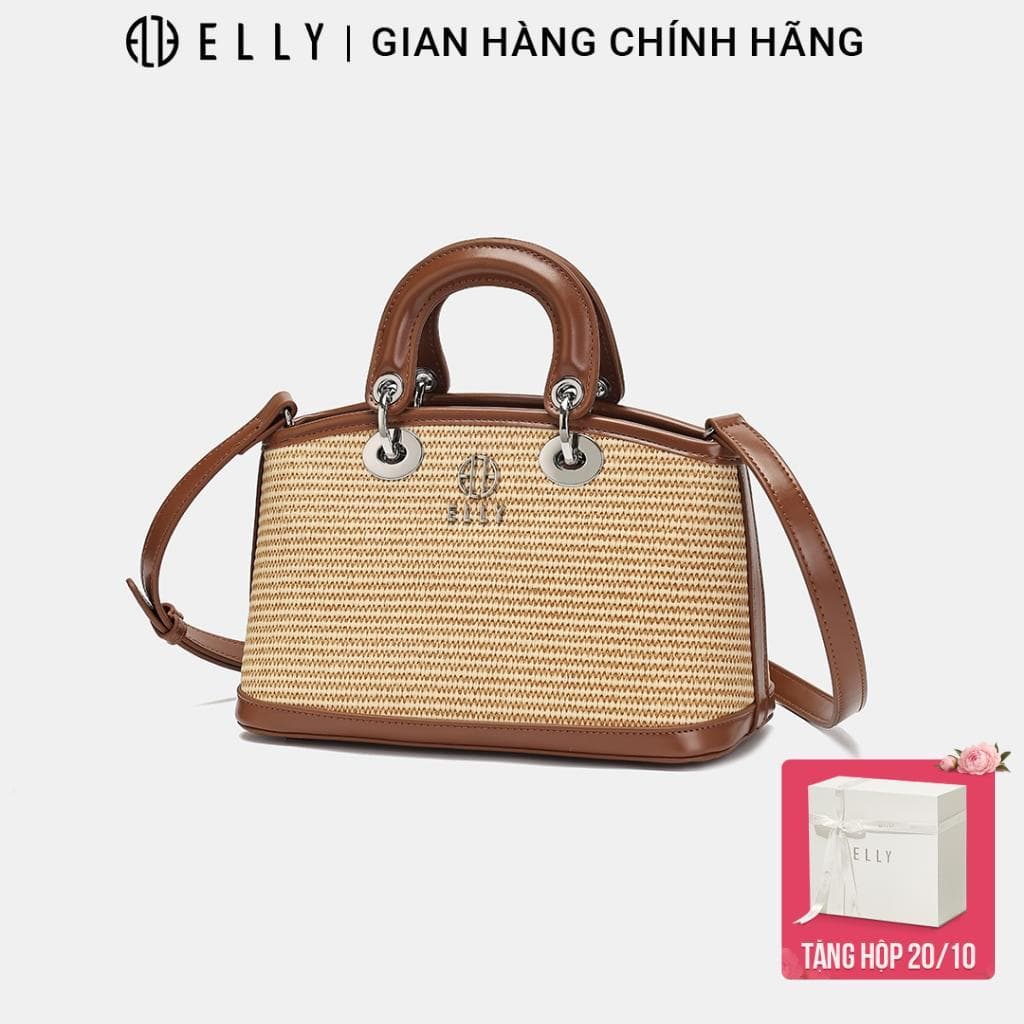Túi Xách Nữ ELLY EL397 Da Tổng Hợp Cao Cấp Đeo Vai Đeo Chéo Xách Tay Thời Trang Hiện Đại Thanh Lịch