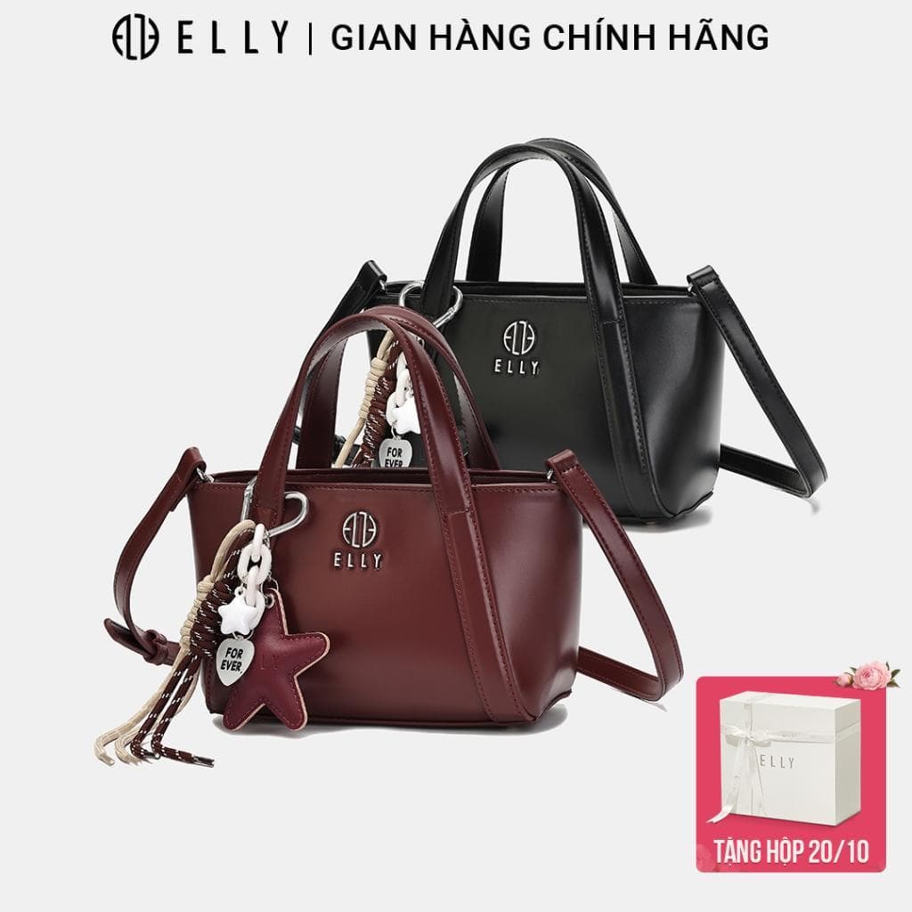 [Tặng hộp 20.10] Túi xách nữ ELLY EL396 da tổng hợp đeo vai đeo chéo xách tay thời trang cao cấp