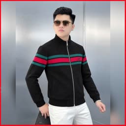ÁO LEN NAM CAO CẤP, PHỐI SỌC NỔI BẬT, LÊN ĐỒ CỰC CHẤT, CHUẨN GU NAM TÍNH AK-509 VIC 2