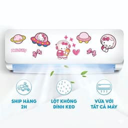 Sticker trang trí máy lạnh chất liệu decal siêu nét, siêu bền, chống nước, sẵn keo, sẵn khuôn, chỉ việc dán... 4