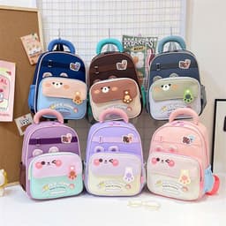 Balo cho bé đi học từ 5 tuổi - 8 tuổi, balo hình thỏ xinh dễ thương 2