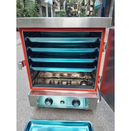 Tủ hấp đa năng 6 khay cho bánh bao, xúc xích, lạp xưởng, giò chả, bánh tẻ, bánh nếp. 4