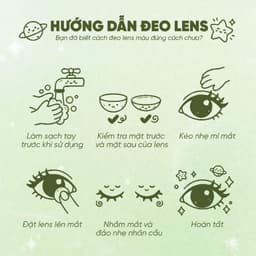 [LENS 1 NGÀY] 30 Chiếc Kính Áp Tròng Horien Trong Suốt  0 - 7 Độ, Softfresh SF 7