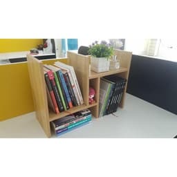 Kệ sách để bàn mini nhỏ gọn, trang trí bàn làm việc mẫu LUX20 8