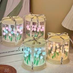 Đèn Ngủ Tulip Handmade Tự Làm DIY | Quà Tặng Người Yêu Sinh Nhật Bạn Gái Ý Nghĩa VOICON-[SS67] 7