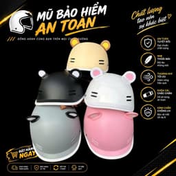 [ĐẠT CHUẨN AN TOÀN] Mũ Bảo Hiểm Cá Heo Nửa Đầu Nam Nữ Hot Trend Thời Trang Cute Kèm Charm Tên Gắn Mũ 1