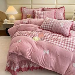 Sét Ga Gối Nỉ Phủ Bèo 3 Món 5d Xinh Xuất Sắc, Ga Trải Giường Họa Tiết Sinh Động Chất Nỉ Mềm Mại Shopgagoigiare.vn 3