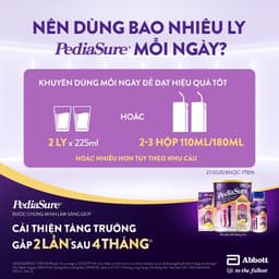 1 lon PediaSure 1-10 tuổi dạng bột hương Vani 800g 5