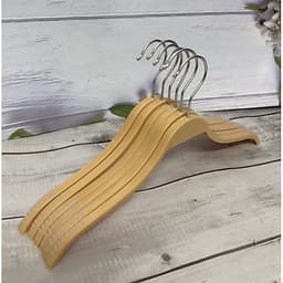 (COMBO 20-30-40-50 CÁI) Móc nhựa treo quần áo màu vàng 38cm tiện dụng 3