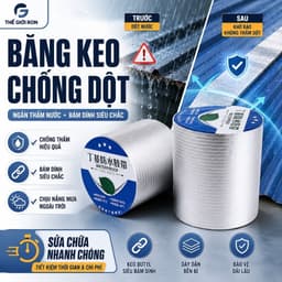Băng Keo Dán Siêu Dính 5 Mét, Chống Dột Chống Thấm Nước Tốt 3