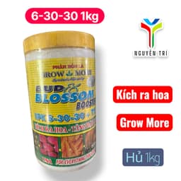 GROW MORE 6-30-30+TE (HỦ 0.5KG): BÍ QUYẾT KÍCH RA HOA ĐỒNG LOẠT, TĂNG ĐẬU QUẢ VƯỢT TRỘI! 1