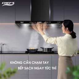 Máy hút mùi Chefs EH-R105E7G | Tự động làm sạch động cơ 5