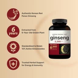 Viên Hồng Sâm Đỏ Hàn Quốc 6 Năm Tuổi, NatureBell Panax Ginseng 2250mg, Chống Oxy Hóa, Tăng Đề Kháng | GIÁ CỰC RẺ   7