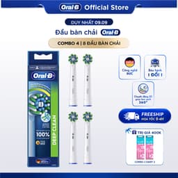 [HỎA TỐC 2H-4H] Combo tiết kiệm set 4/6/8 đầu bàn chải Oral-B Chính Hãng Vitality Pro Deep Clean/Whitening/Sensitive 1