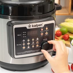 Nồi Áp Suất Điện Đa Năng Kalpen P9 6L Lòng Inox 304 Đa Năng Nấu Nhanh An Toàn 5