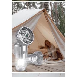 Đèn Bão Kiêm Quạt 9299 Năng Lượng Mặt Trời và Đèn Cắm Trại Năng Lượng Mặt Trời 3in1 SZ-03 5