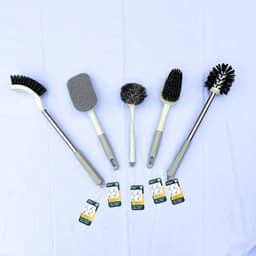 Combo 5 Cọ Toilet TADAHOME, Cọ Chà Nhà Vệ Sinh Bền, Cán Dài Cọ Bồn Cầu Vệ Sinh - DOMUS 7