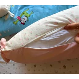 Gối ôm hoạt hình Vải Cotton Thêu Hình Thú Kích Thước 35x100cm Tháo Được Vỏ - Thiên Hương Bedding 6