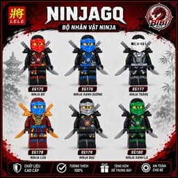[IN LƯNG]Mô Hình Lắp Ghép Ninjago Seasson 5-Minifigures Ninjago 1