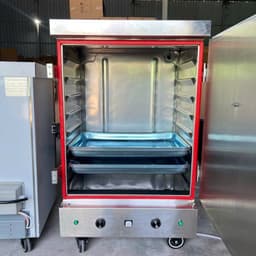 Tủ hấp đa năng 6 khay cho bánh bao, xúc xích, lạp xưởng, giò chả, bánh tẻ, bánh nếp. 1