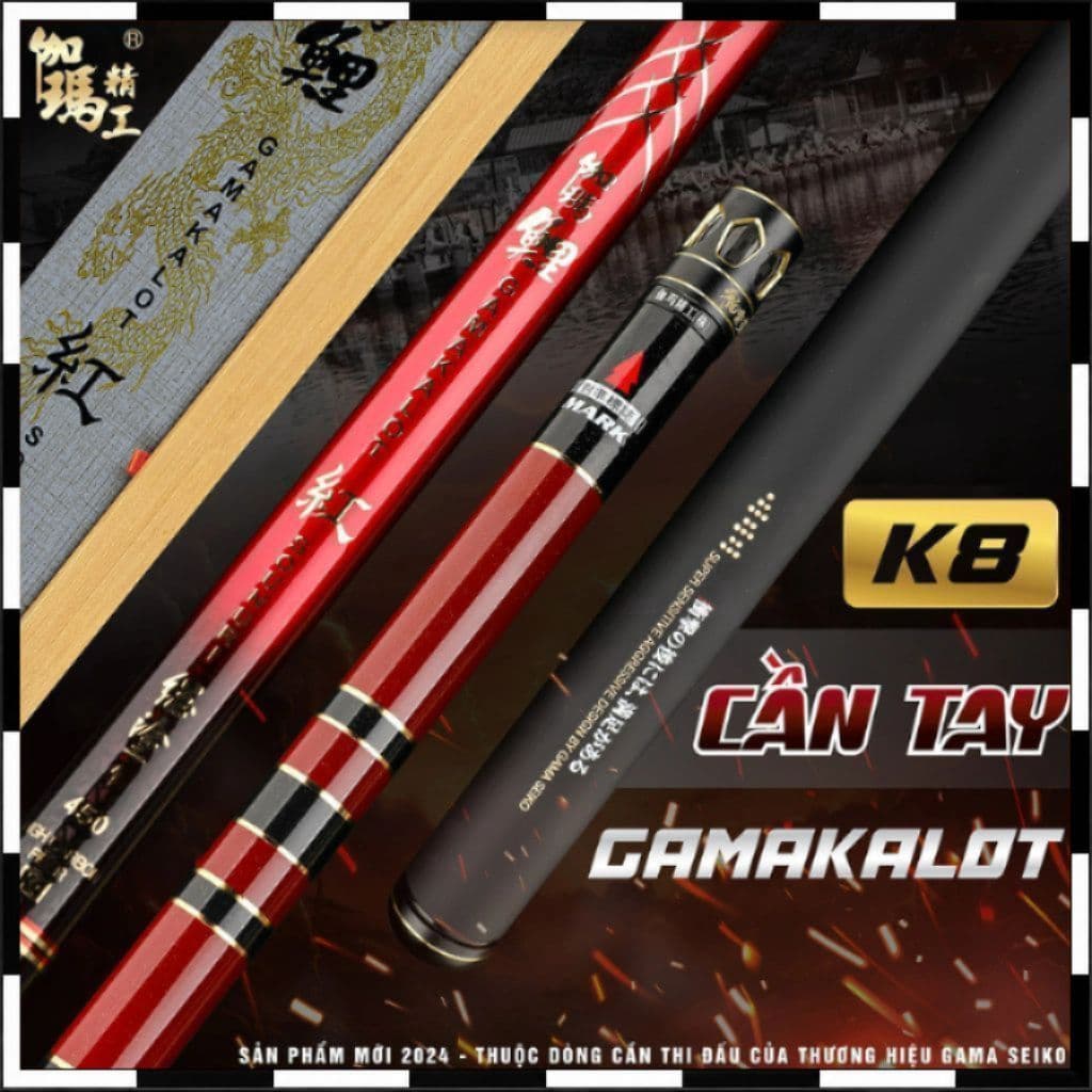 Cần Tay Gama Seiko GAMAKALOT K8