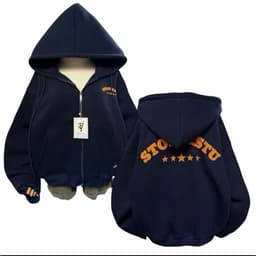 Áo khoác nỉ unisex tay phồng, nhiều màu sắc - CHỮ VIỀN TAY PHỒNG hot trend cho nam nữ mới nhấT 4