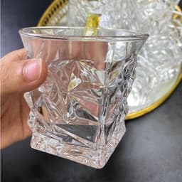 Bộ 6 Ly thuỷ tinh thấp, ly uống nước phù hợp nhiều loại đồ uống - Deli, Hongli 8