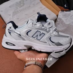 [GeekSneaker] Giày Sneaker cổ thấp Chạy bộ, tập Gym, PickleBall - 530Navy 9