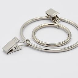 Móc treo rèm kèm khoen tròn dạng kẹp tiện dụng bộ 10 chiếc 3