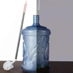 Bàn Chải inox Cán Dài Rửa Vệ Sinh Bình Nước 20L, Bàn Chải Cọ Rửa Xô Chậu Có Tay Cầm Dài inox VOICON-[DA66] 3