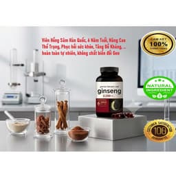 Hũ Hồng Sâm Đỏ Hàn Quốc NatureBell Panax Ginseng 2250mg, Hỗ Trợ Tăng Cường Thể Lực_Tăng Đề Kháng, GIÁ SIÊU RẺ   1