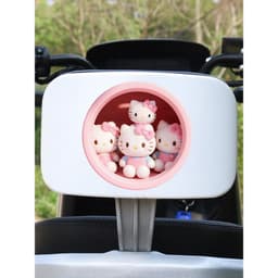 HỎA TỐC Decal Dán Xe Hơi Hình Hello Kitty 3D Dễ Thương Chống Thấm Nước 9