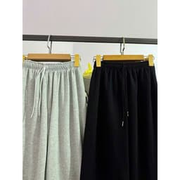 SÉT BỘ QUẦN DÀI DA CÁ XÁM ĐẬM TRƠN + MIX ÁO THUN DÀI TAY KẺ SỌC NGANG - IN NGỰA -thoitrang 6