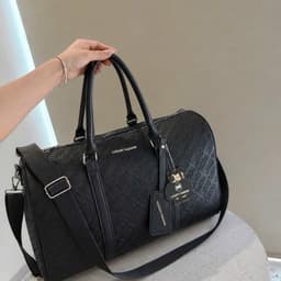 Túi Du Lịch Thời Trang Dáng Trống Với Quai Xách và Dây Đeo Vai Tiện Lợi, Phong Cách Năng Động 5