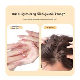 Bàn Chải Gội Đầu Silicone Massage Da Đầu, Lược Gội Đầu Làm Sạch Tóc 3