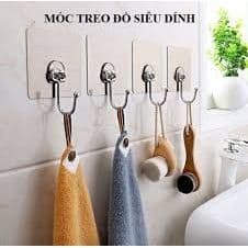 5-10 Móc dán tường chịu lực siêu dính treo đồ, vật dụng đa năng tiện ích inox 304 -TH22 4