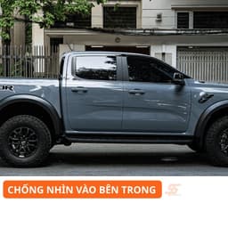 Phim cách nhiệt Nano Ceramic CẮT CHUẨN PHOM 4 cửa xe Ford Ranger 2015-2022 dễ dáng tự dán tại nhà 5
