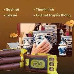 Gói 30 khăn ướt lau bàn thờ hương trầm, sạch bụi thơm lâu tiện dụng mỗi ngày 4