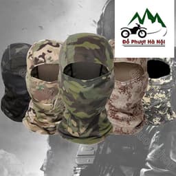 [HN] Mũ trùm đầu Bandana để đi xe đạp Trượt băng Săn bắn Camo Chống gió. Đi Phượt , Moto , xe máy 4